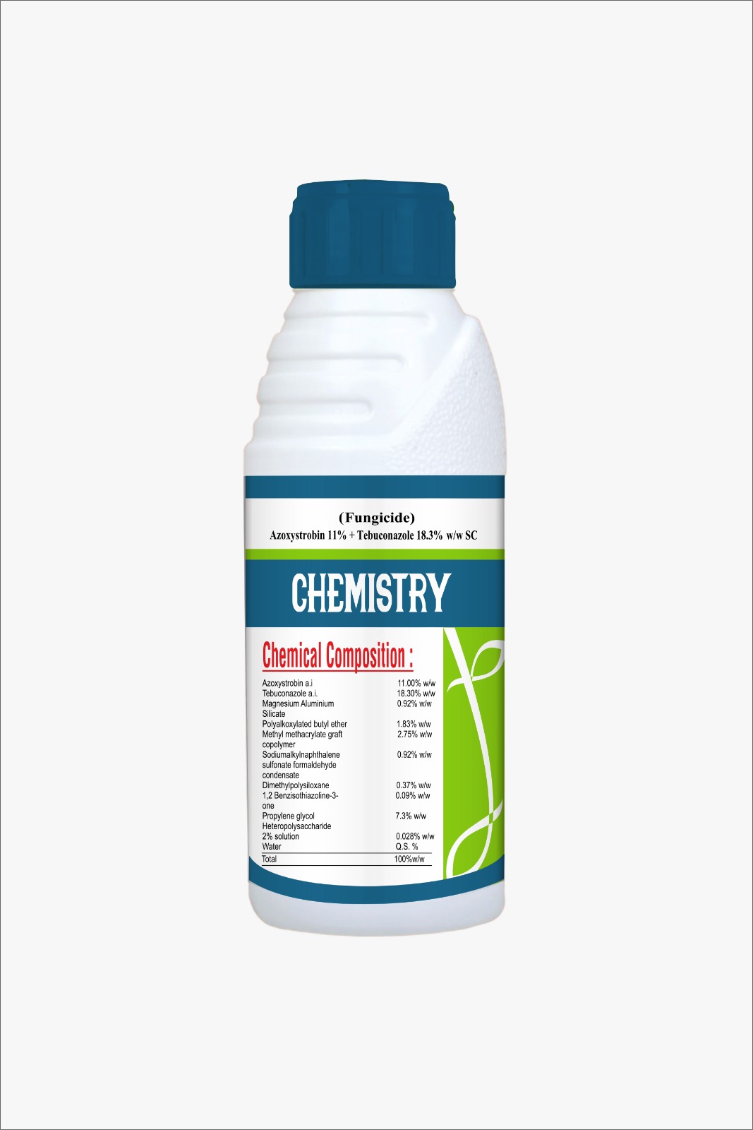 Chemistry - Azoxystrobin + Tebuconazole dual-action fungicide for broad-spectrum fungal disease control. Supports healthy growth and yield in field and horticultural crops.